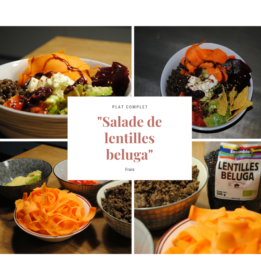 salade de lentilles beluga